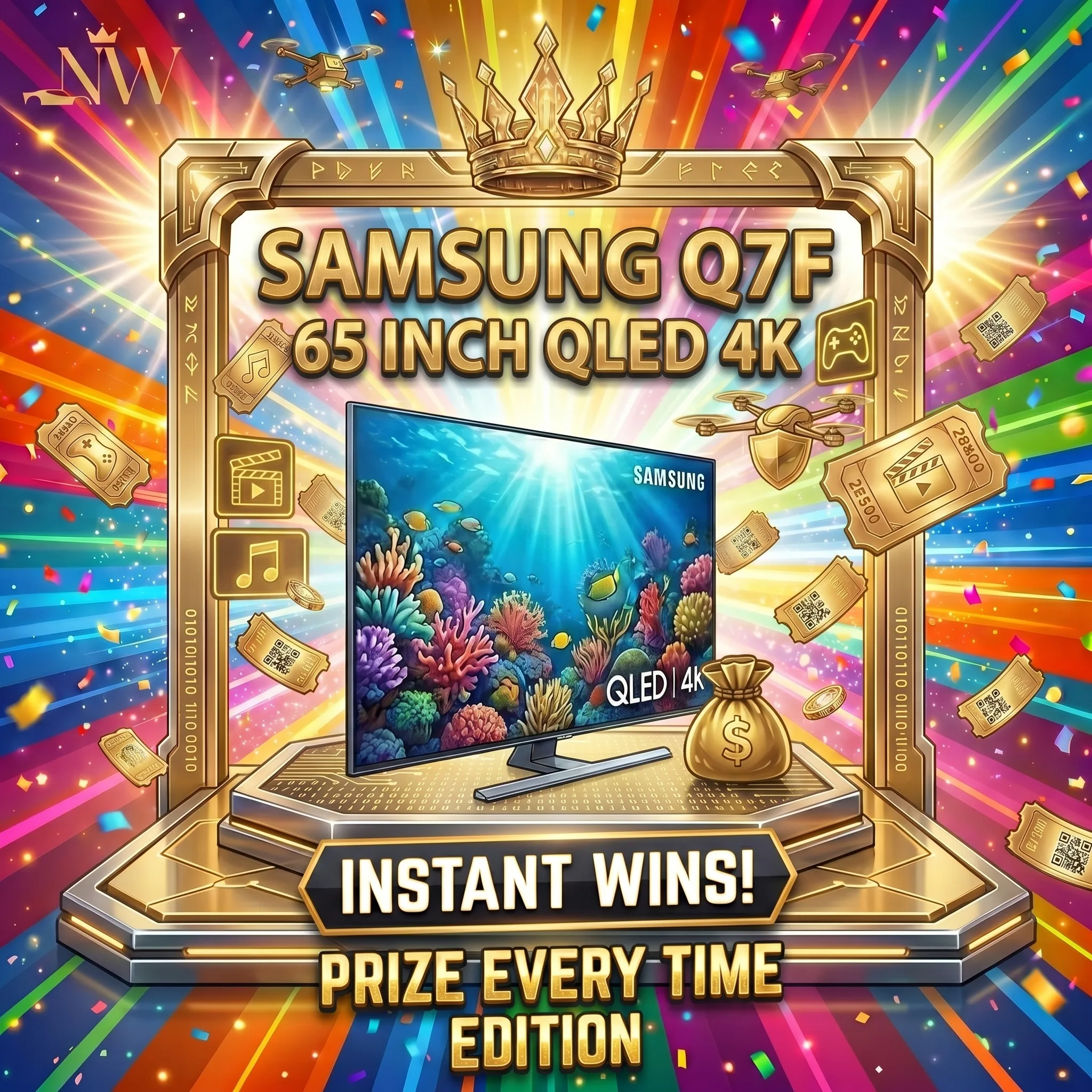 Samsung Q7F 65" QLED 4K TV (£415 cash alt)