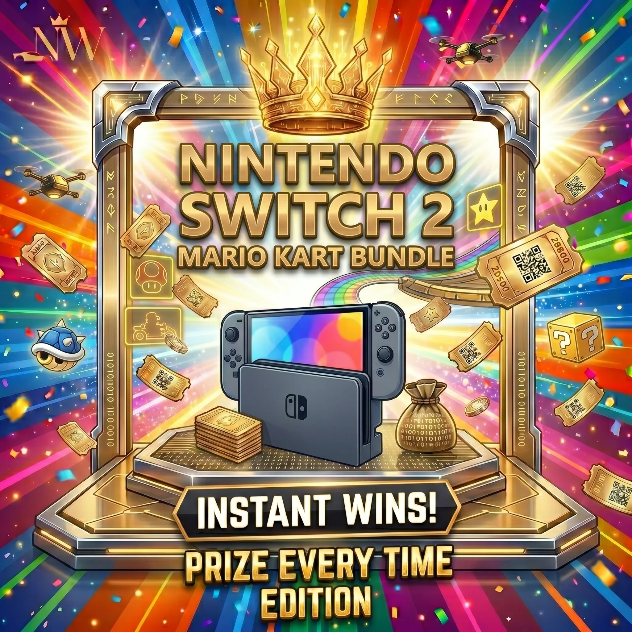 Nintendo Switch 2 with Mario Kart World (£325 cash alt)