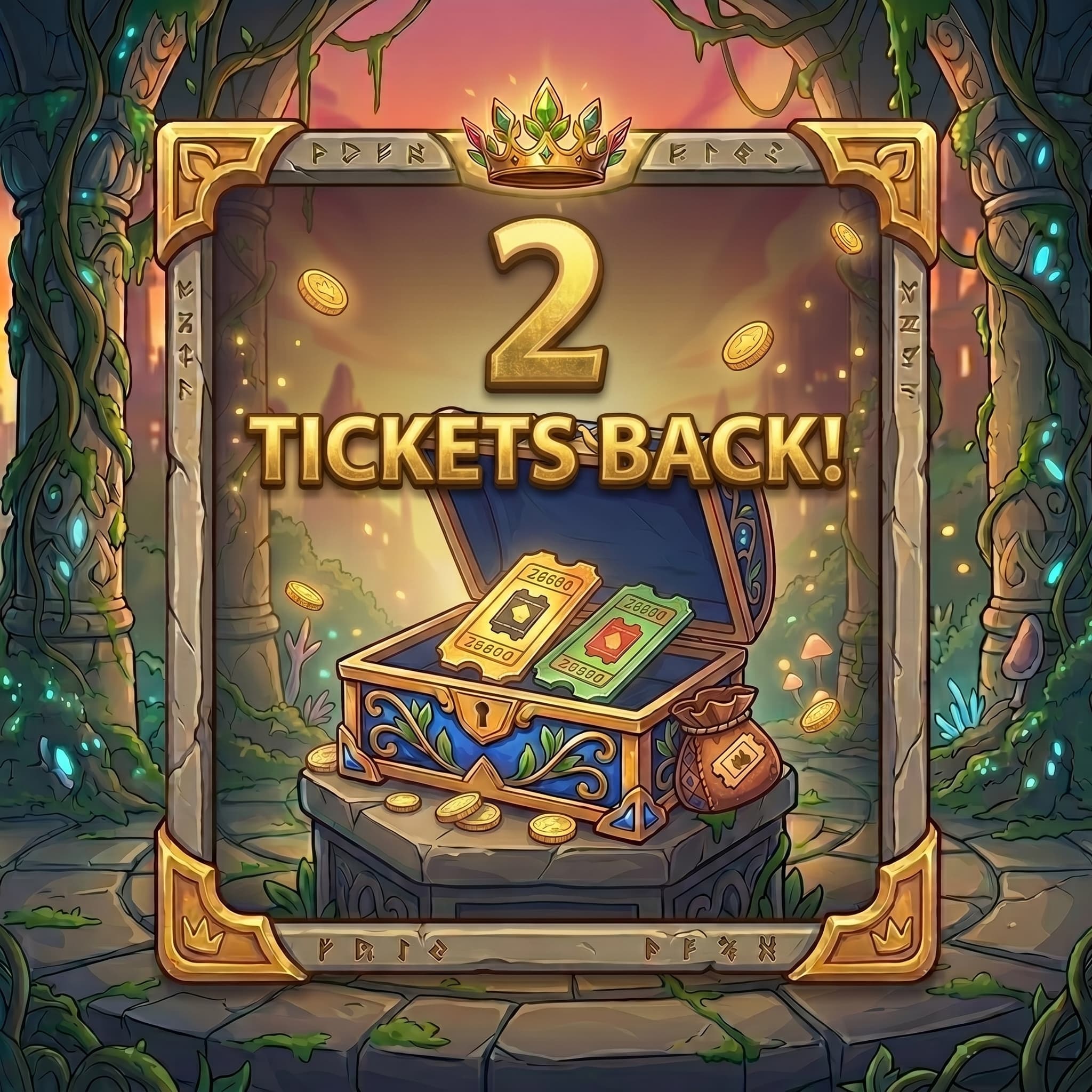 Win 2 Tickets Back